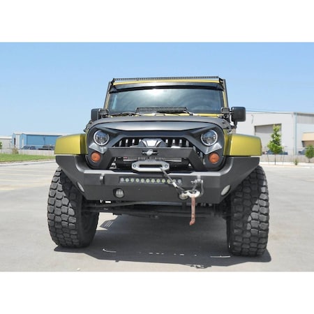 Steelcraft Automotive 07-18 WRANGLER JK/JL TEXTURED BLACK FRONT BUMPER 70-92600